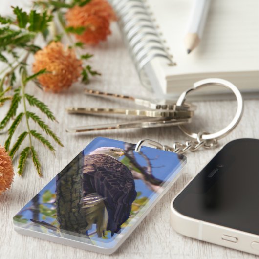 Bald Eagle Sleutelhanger (Voorkant Rechts)