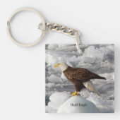 Bald Eagle-sleutelketen Sleutelhanger (Voorkant)