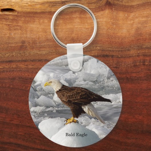 Bald Eagle-sleutelketen Sleutelhanger (Voorkant)
