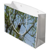 Bald Eagle Smile Groot Cadeauzakje (Achterkant Gekanteld)