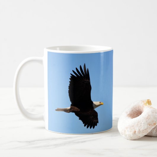 Bald Eagle Soar Koffiemok (Met donut)