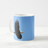 Bald Eagle Soar Koffiemok (Voorkant links)