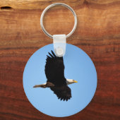 Bald Eagle Soar Sleutelhanger (Voorkant)