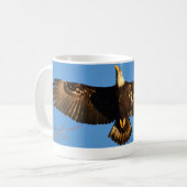 Bald Eagle Soaring1 Koffiemok (Voorkant links)