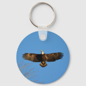 Bald Eagle Soaring1 Sleutelhanger (Voorkant)