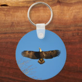 Bald Eagle Soaring1 Sleutelhanger (Voorkant)