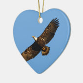 Bald Eagle Soaring 2 Keramisch Ornament (Links)