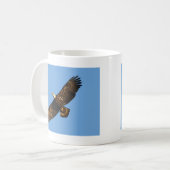 Bald Eagle Soaring 2 Koffiemok (Voorkant links)