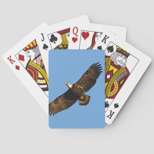 Bald Eagle Soaring 2 Pokerkaarten (Achterkant)