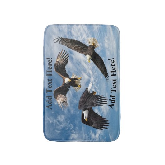 Bald Eagle Soaring Badmat (Voorkant Verticaal)