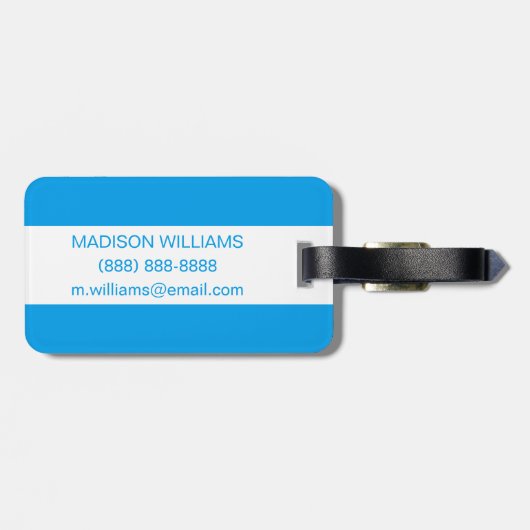 Bald Eagle Soaring Bagagelabel (Achterkant horizontaal)