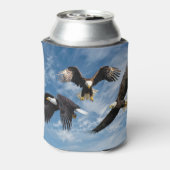 Bald Eagle Soaring Blikjeskoeler (Blikje Achterkant)