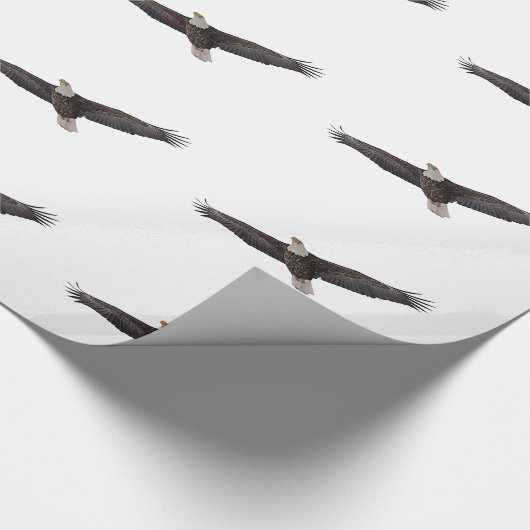 Bald Eagle Soaring Cadeaupapier (Hoek)