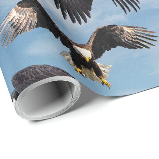 Bald Eagle Soaring Cadeaupapier (Rol Hoek)