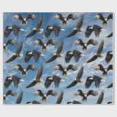 Bald Eagle Soaring Cadeaupapier (Vlak)