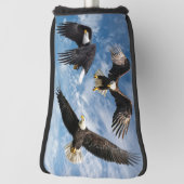 Bald Eagle Soaring Golfheadcover (Draai 90)
