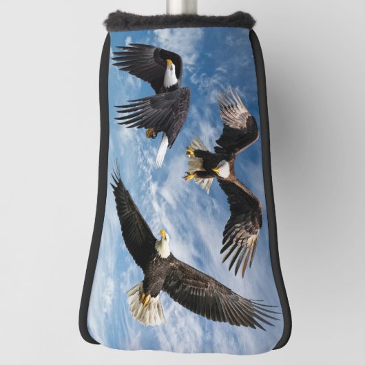 Bald Eagle Soaring Golfheadcover (Draai 90)