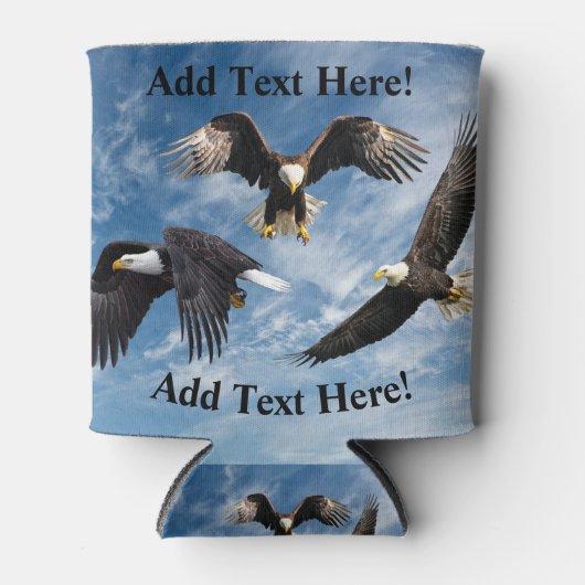 Bald Eagle Soaring Koelbox Blikjeskoeler (Voorkant)