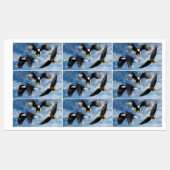 Bald Eagle Soaring Labels (Vel)