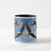 Bald Eagle Soaring Mok (Midden)