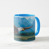 Bald Eagle Soaring Mok (Voorkant rechts)