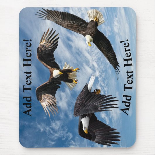 Bald Eagle Soaring Muismat (Voorkant)