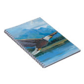 Bald Eagle Soaring Notitieboek (Rechterzijde)