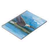 Bald Eagle Soaring Notitieboek (Linkerzijde)