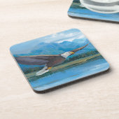 Bald Eagle Soaring Onderzetter (Linkerzijde)