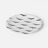 Bald Eagle Soaring Papieren Bordje (Gekanteld)