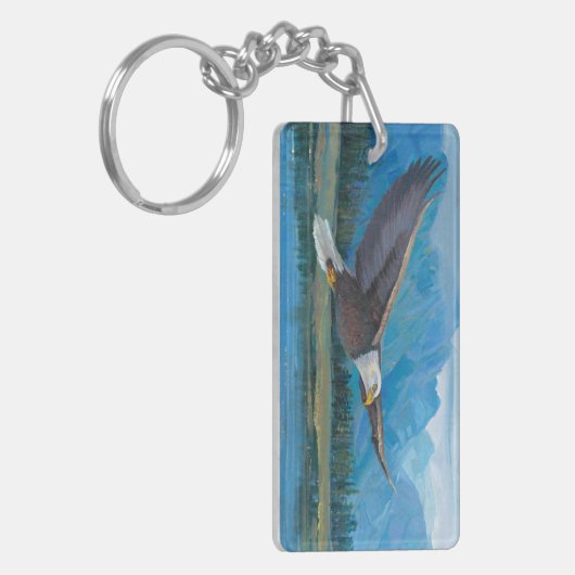 Bald Eagle Soaring Sleutelhanger (Voorkant Links)