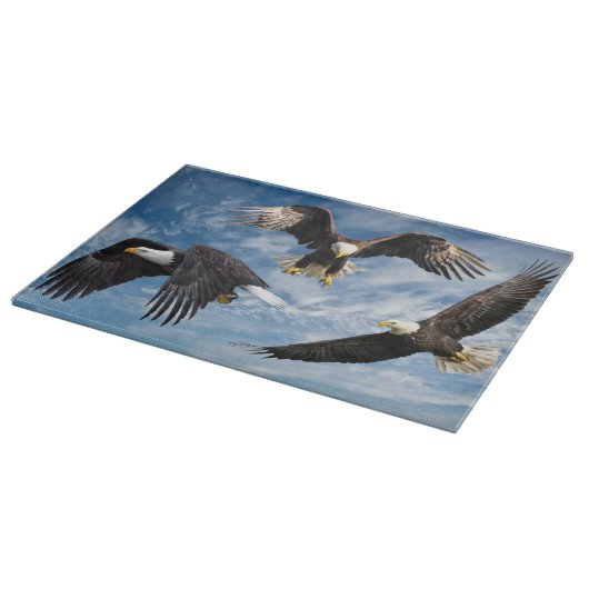 Bald Eagle Soaring Snijplank (Hoek)