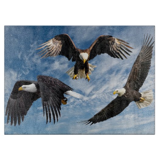 Bald Eagle Soaring Snijplank (Voorkant)