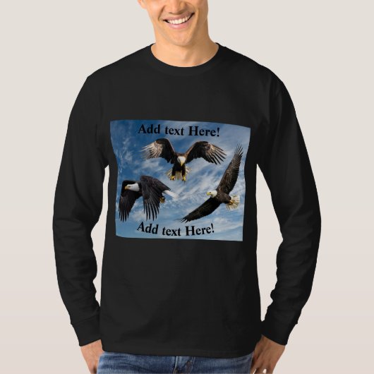 Bald Eagle Soaring T-shirt (Voorkant)