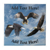 Bald Eagle Soaring Tegeltje (Voorkant)