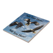 Bald Eagle Soaring Tegeltje (Zijkant)