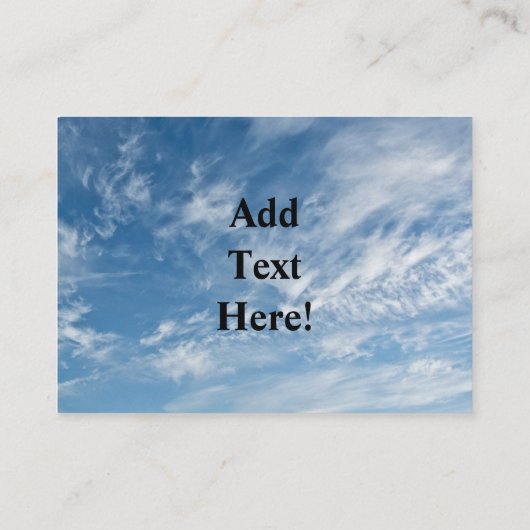 Bald Eagle Soaring Visitekaartje (Achterkant)