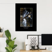 Bald Eagle, Spirit Beer & Water Herfst Art Poster (Thuiskantoor)