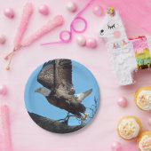 Bald Eagle start op Papieren Bordje (Feest)