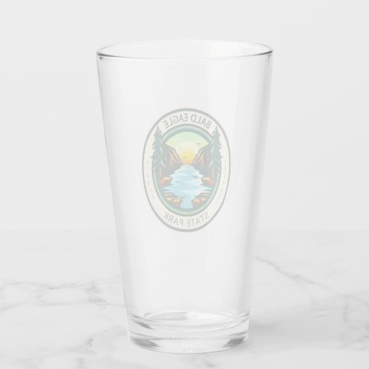 Bald Eagle State Park Pennsylvania Badge Glas (Achterkant)