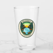 Bald Eagle State Park Pennsylvania Badge Glas (Voorkant)