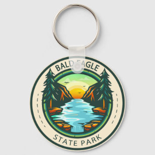 Bald Eagle State Park Pennsylvania Badge Sleutelhanger