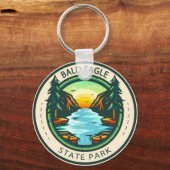 Bald Eagle State Park Pennsylvania Badge Sleutelhanger (Voorkant)