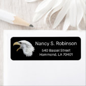 Bald Eagle stijlvol aanpasbaar Etiket (Insitu)