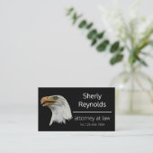 Bald Eagle stijlvol aanpasbaar Visitekaartje (Staand voorkant)