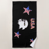 Bald Eagle Strandlaken (Voorkant)