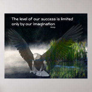 Bald Eagle Success Quote Inspirerend Poster