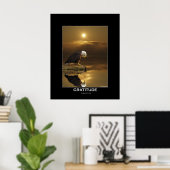 Bald Eagle & Sunlight Poster (Thuiskantoor)