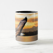 Bald Eagle Sunset over Olympische Spelen Mok (Midden)