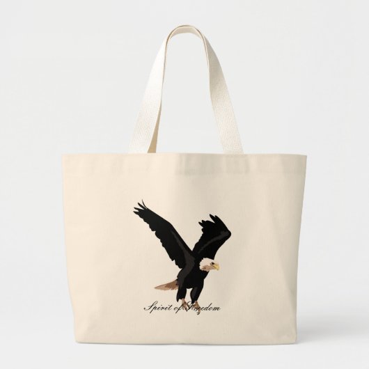 Bald Eagle-tas Grote Tote Bag (Voorkant)